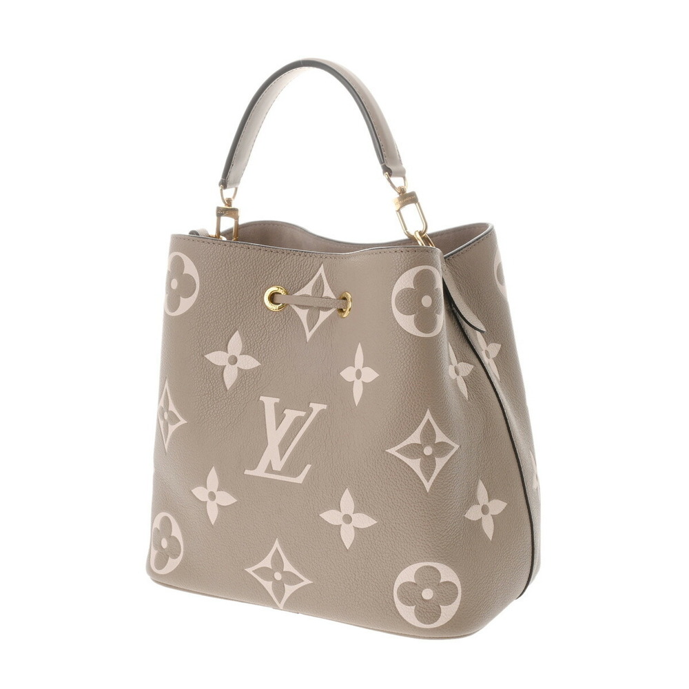 Louis Vuitton Bag NeoNoe Creme Empreinte Cream Tourterelle Leather
